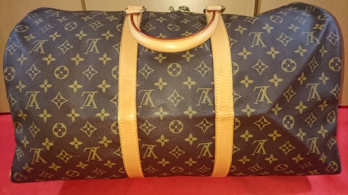 【超美品】LOUIS VUITTON ルイ ヴィトン モノグラム キーポル50 【超美品】LOUIS VUITTON ルイ ヴィトン モノグラム キーポル50