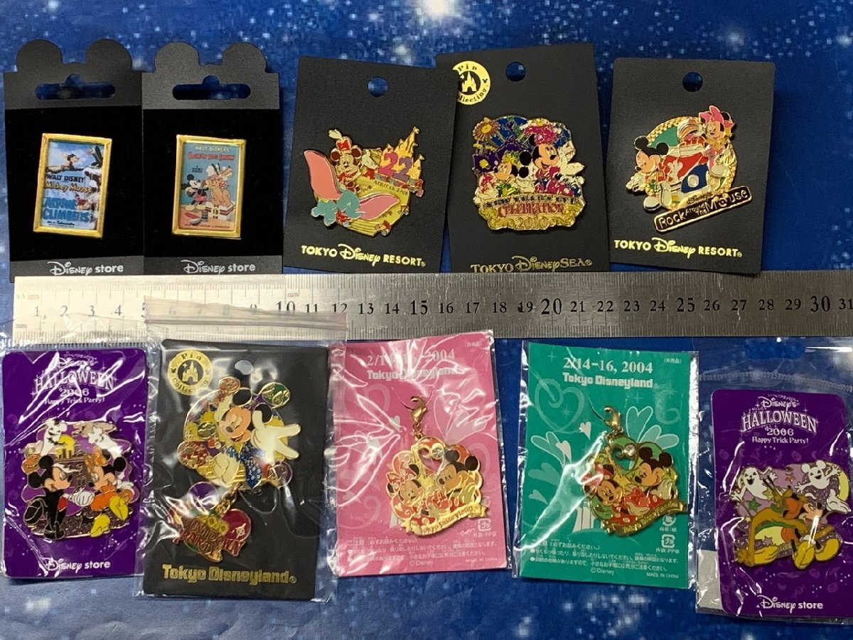 H5-2708】未使用 ディズニー ピンズ チャーム 10点セット DISNEY H5-2708】未使用 ディズニー ピンズ チャーム 10点セット DISNEY
