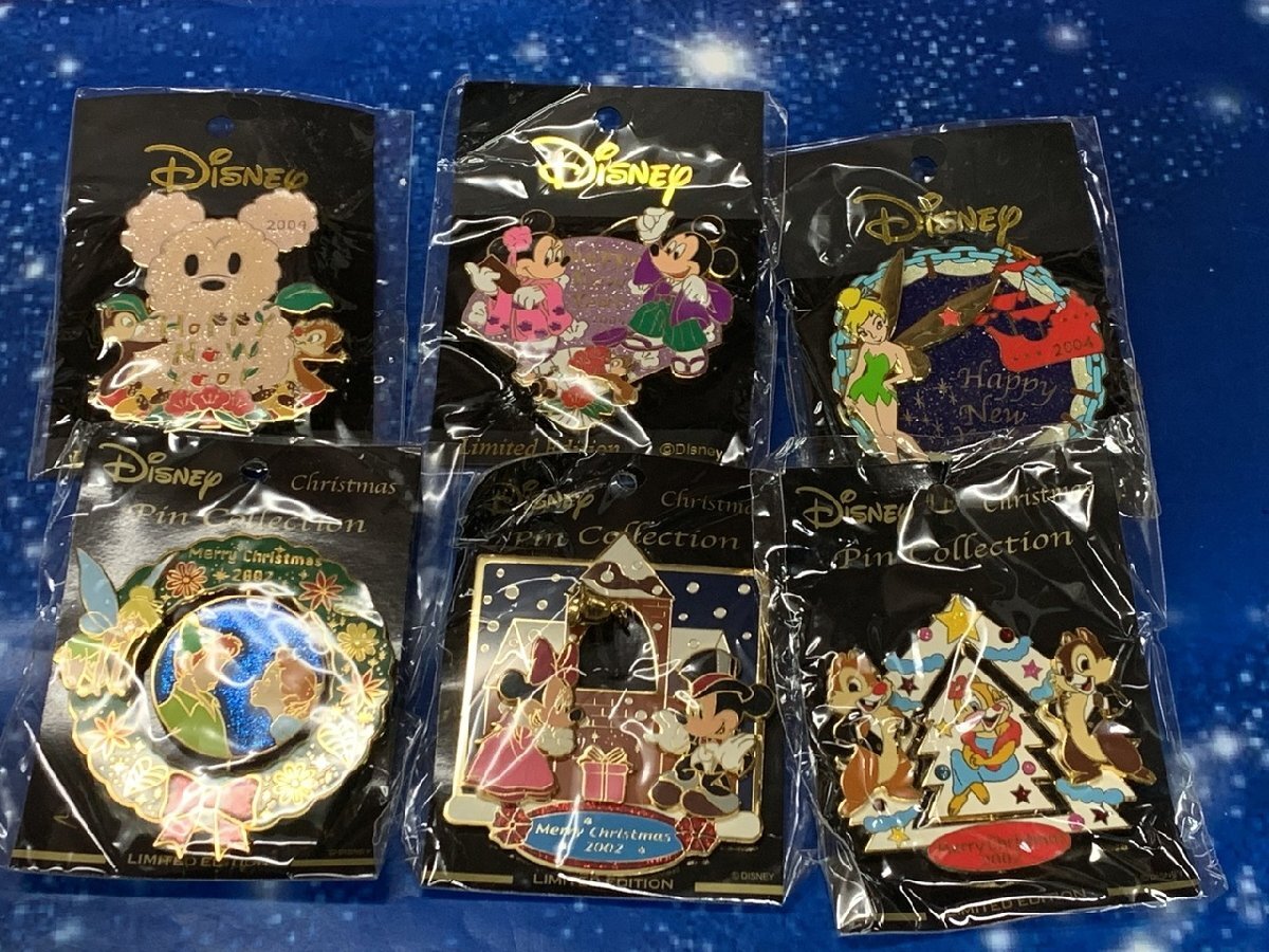 【ご予約品】 ディズニー H5-2713】未使用 クリスマス 6点 ピンズ 限定 正月 ピンズ・ピンバッジ・缶バッジ