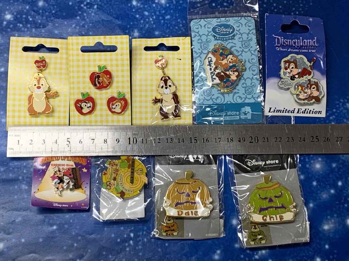 H5-2710】未使用 ディズニー ピンズ 9点セット チップ&デール H5-2710】未使用 ディズニー ピンズ 9点セット チップ&デール