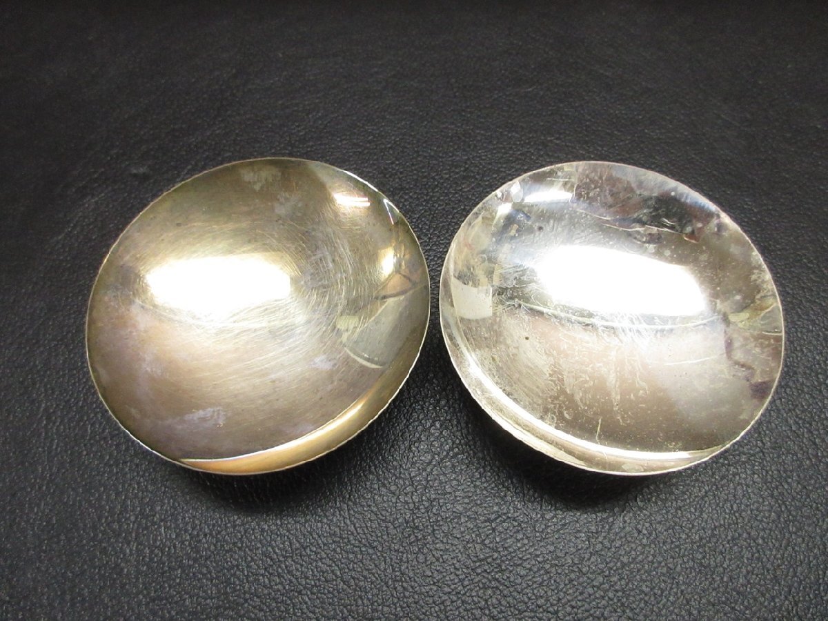 OY-4719】純銀 総重量約77.7g SILVER シルバー 銀杯 2点 セット OY-4719】純銀 総重量約77.7g SILVER シルバー 銀杯 2点 セット