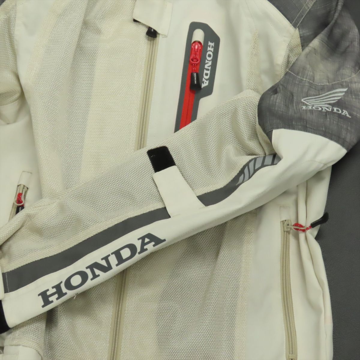 ホンダ プロテクトライディングメッシュジャケット プラチナ Lサイズ アウトレット品【100】 IBL-A-532