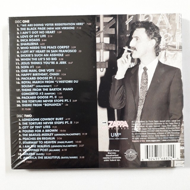 送料無料 Frank Zappa Zappa '88 The Last U S Show 2CD 送料無料 Frank Zappa Zappa '88 The Last U S Show 2CD