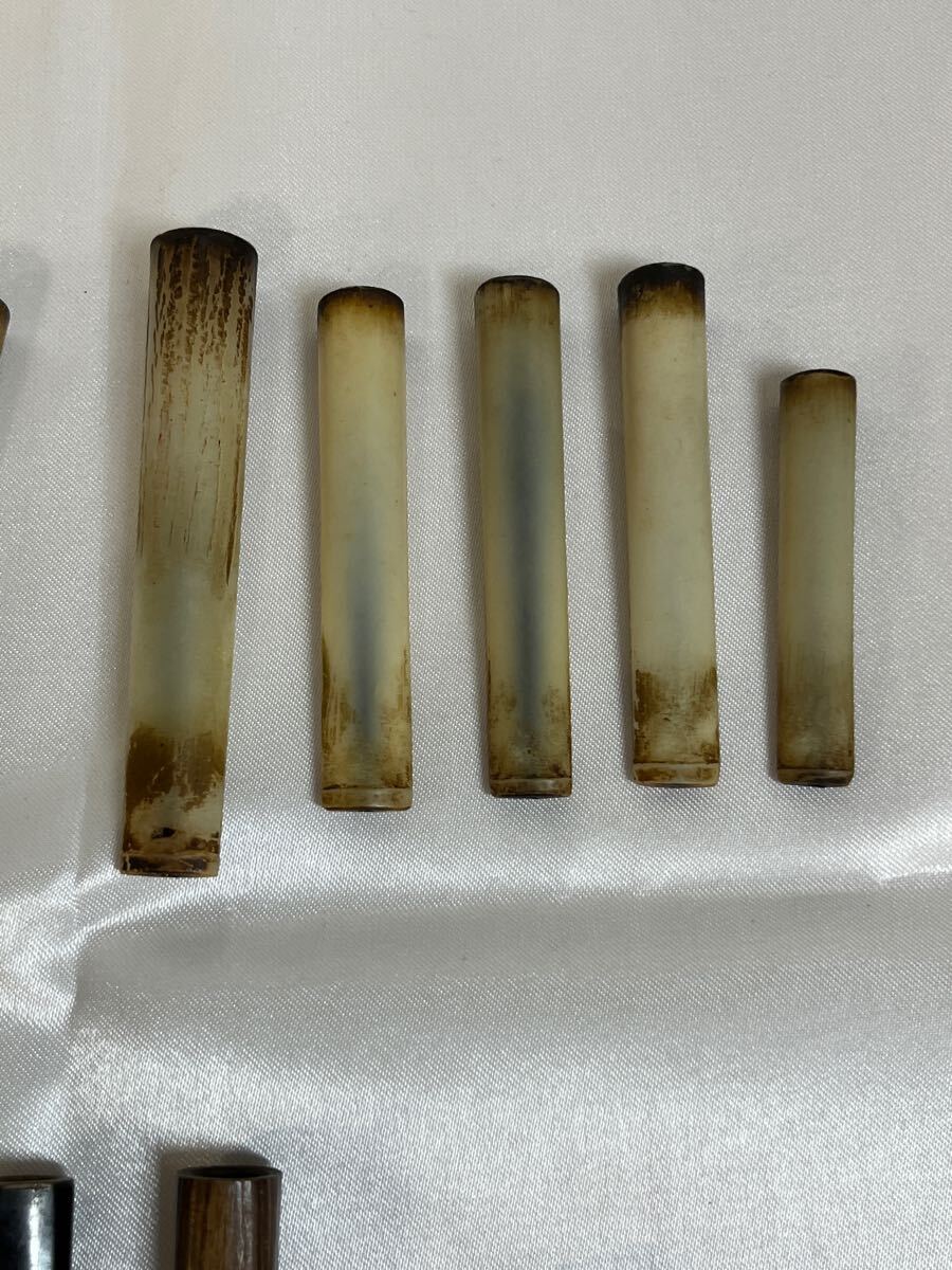 煙管 パイプ 喫煙具 キセル 吸い口のみ 鯨歯?骨?貝?角?木製 煙管 パイプ 喫煙具 キセル 吸い口のみ 鯨歯?骨?貝?角?木製