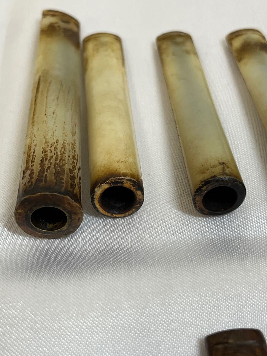 煙管 パイプ 喫煙具 キセル 吸い口のみ 鯨歯?骨?貝?角?木製 煙管 パイプ 喫煙具 キセル 吸い口のみ 鯨歯?骨?貝?角?木製