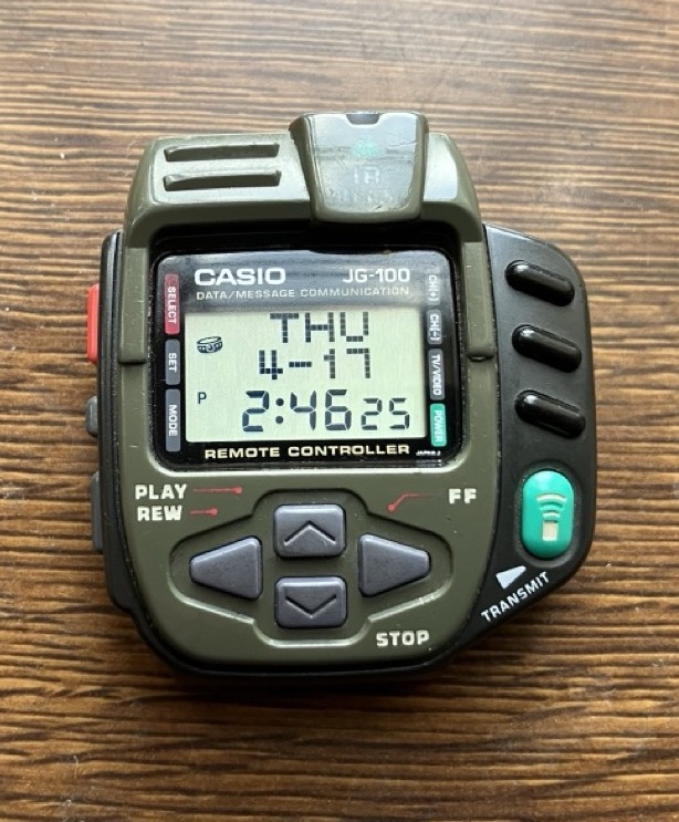 電池交換済 CASIO カシオ サイバークロス JG-100 データバンク 電池交換済 CASIO カシオ サイバークロス JG-100 データバンク