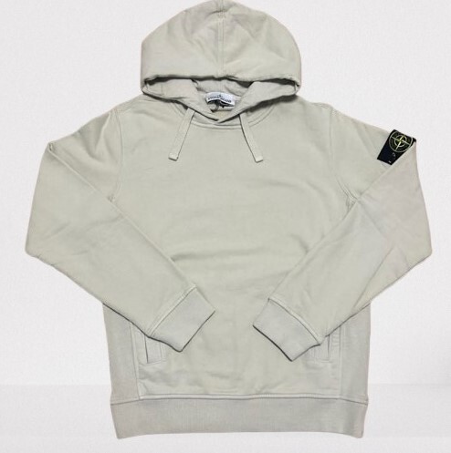 STONE ISLAND ロゴパッチパーカー ベージュ 811560820 V0097 S STONE ISLAND ロゴパッチパーカー ベージュ 811560820 V0097 S