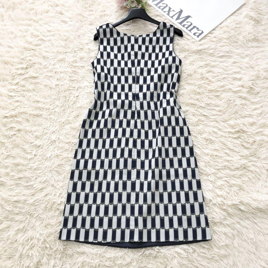 美品'S Max Mara エスマックスマーラ フロントビジュー総柄 美品'S Max Mara エスマックスマーラ フロントビジュー総柄