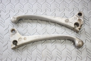 中古 実動 ジョルノ AF24 ブレーキレバー フロントリアセット 左右セット 純正 ホンダ HONDA 2スト キャブ_画像2