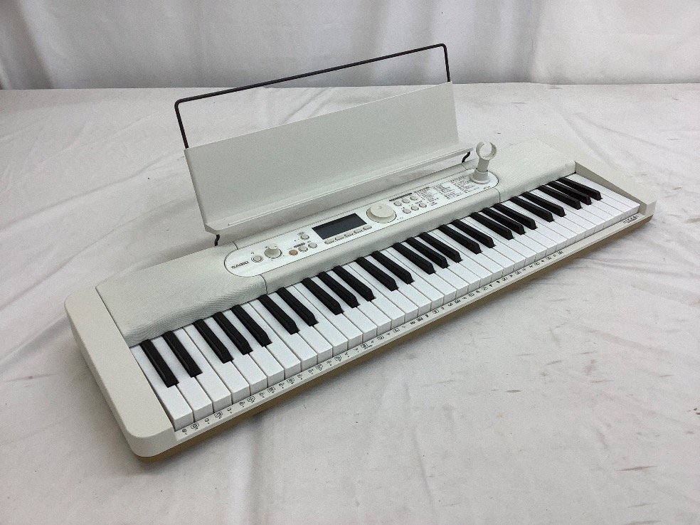 CASIO Casiotone/光ナビゲーションキーボード/マイク/譜面台有 CASIO Casiotone/光ナビゲーションキーボード/マイク/譜面台有
