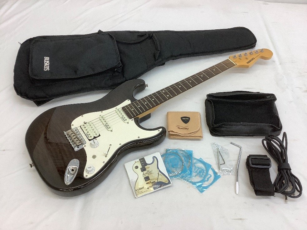 BUSKER'S エレキギター/ソフトケース付 BST-2H 動作確認済 ACB BUSKER'S エレキギター/ソフトケース付 BST-2H 動作確認済 ACB
