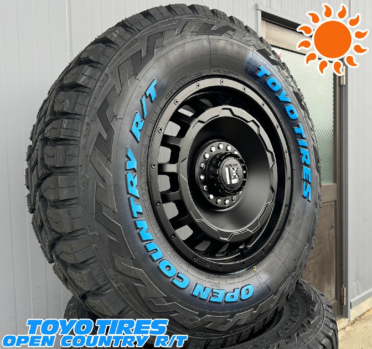 JK JL ラングラー タイヤホイール4本セット 17インチ SwaGGer トーヨー オープンカントリー RT 265/70R17 285/70R17