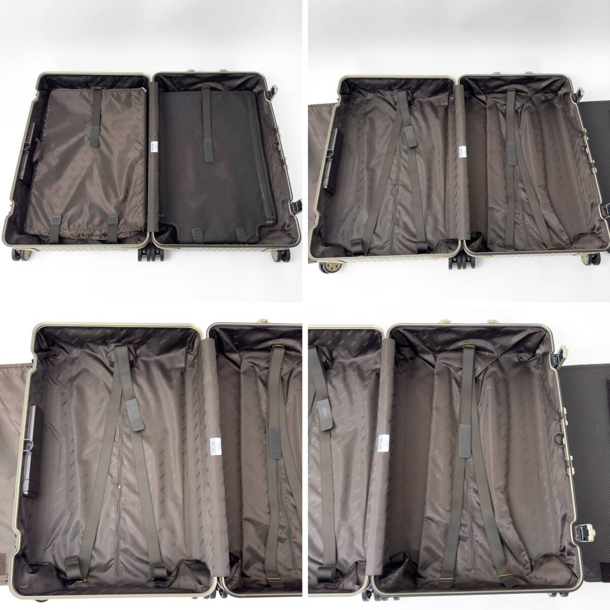 美品】RIMOWA リモワ TOPAS トパーズ Titanium チタニウム 82L 4 美品】RIMOWA リモワ TOPAS トパーズ Titanium チタニウム 82L 4