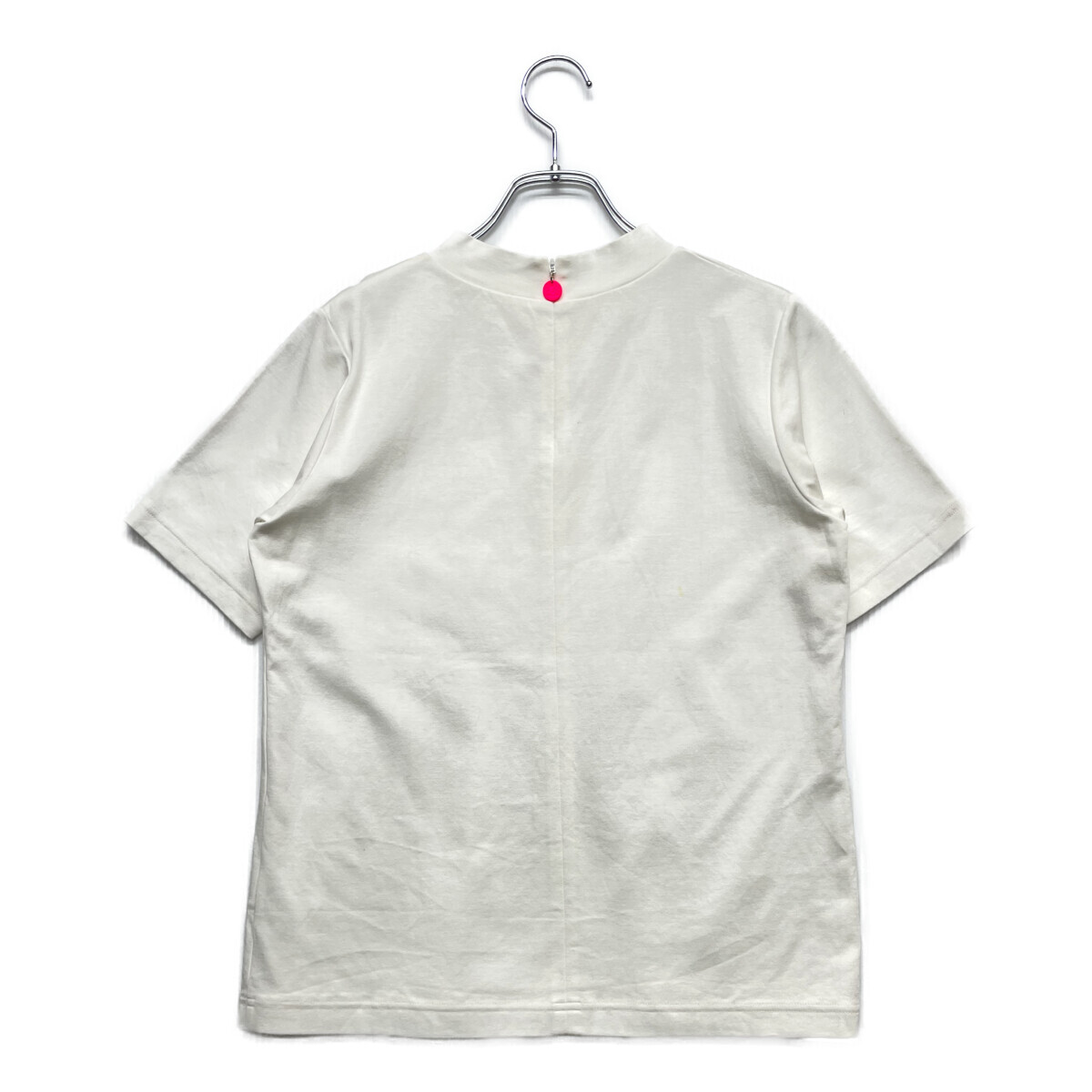 coco 中古【SALE】 マークアンドロナ レディース 半袖シャツ 40(L) 白 モックネック シンプル レターパックプラス発送可 91671_画像2