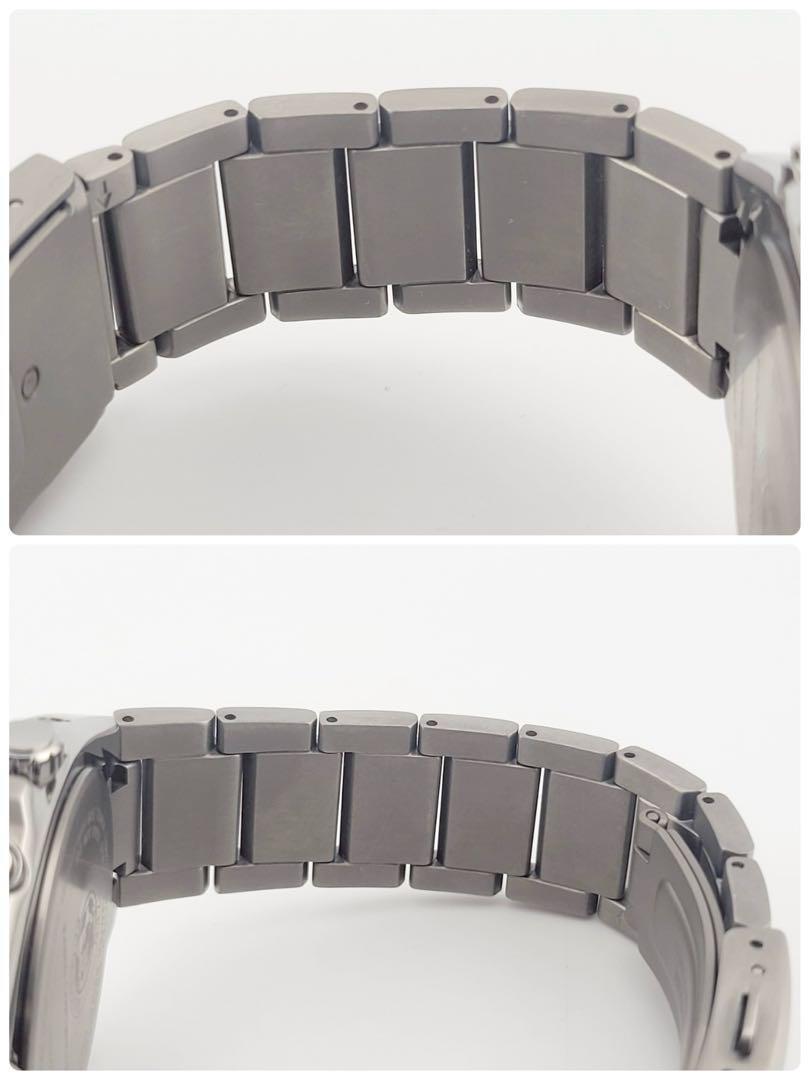 極美品 CITIZEN シチズン エコドライブ チタン 黒文字盤 デイト 極美品 CITIZEN シチズン エコドライブ チタン 黒文字盤 デイト