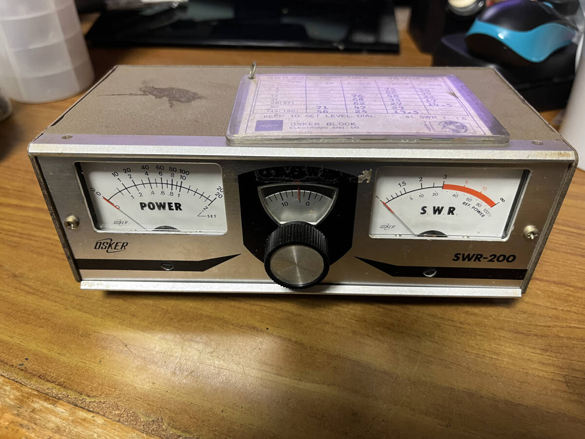 ◆◇ Osker Block SWR-200　パワーメーター・SWR測定 ◇◆_画像1