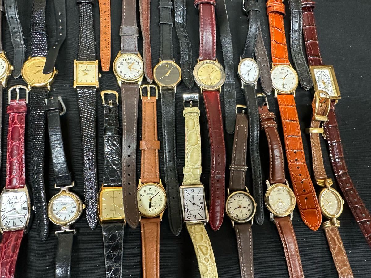 レディース レザー 腕時計まとめて 大量 40本 セット SEIKO レディース レザー 腕時計まとめて 大量 40本 セット SEIKO