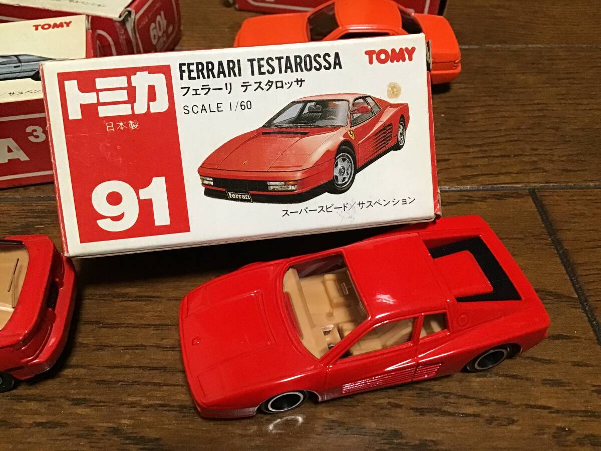 トミカ 赤箱 日本製 6台セット フェアレディZ、スカイライン R31 トミカ 赤箱 日本製 6台セット フェアレディZ、スカイライン R31
