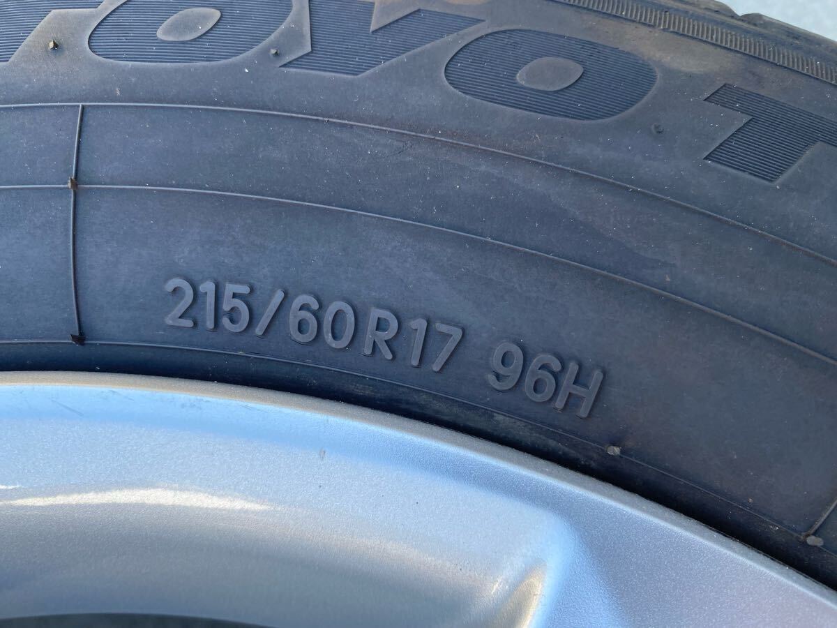 プラド 純正 ホイール タイヤセット 215/60/R17 96H 2022年製造 プラド 純正 ホイール タイヤセット 215/60/R17 96H 2022年製造