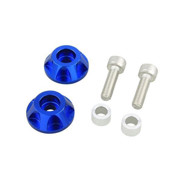 GPZ900R(ALL) 用 アンダーカウルキャップホルダー ブルー｜ポッシュフェイス/POSH_画像1