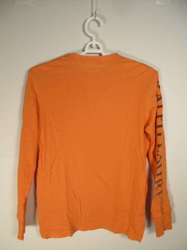 ポロラルフローレン キッズ 長袖Tシャツ オレンジ 子供服サイズ140 POLO RALPH LAUREN MM140_画像2