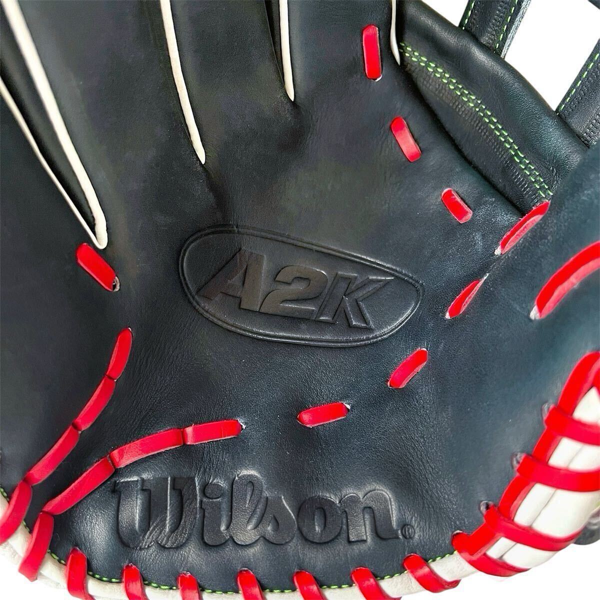 100円スタート Wilson A2K 硬式 外野手用 グローブ 左投げ 100円スタート Wilson A2K 硬式 外野手用 グローブ 左投げ