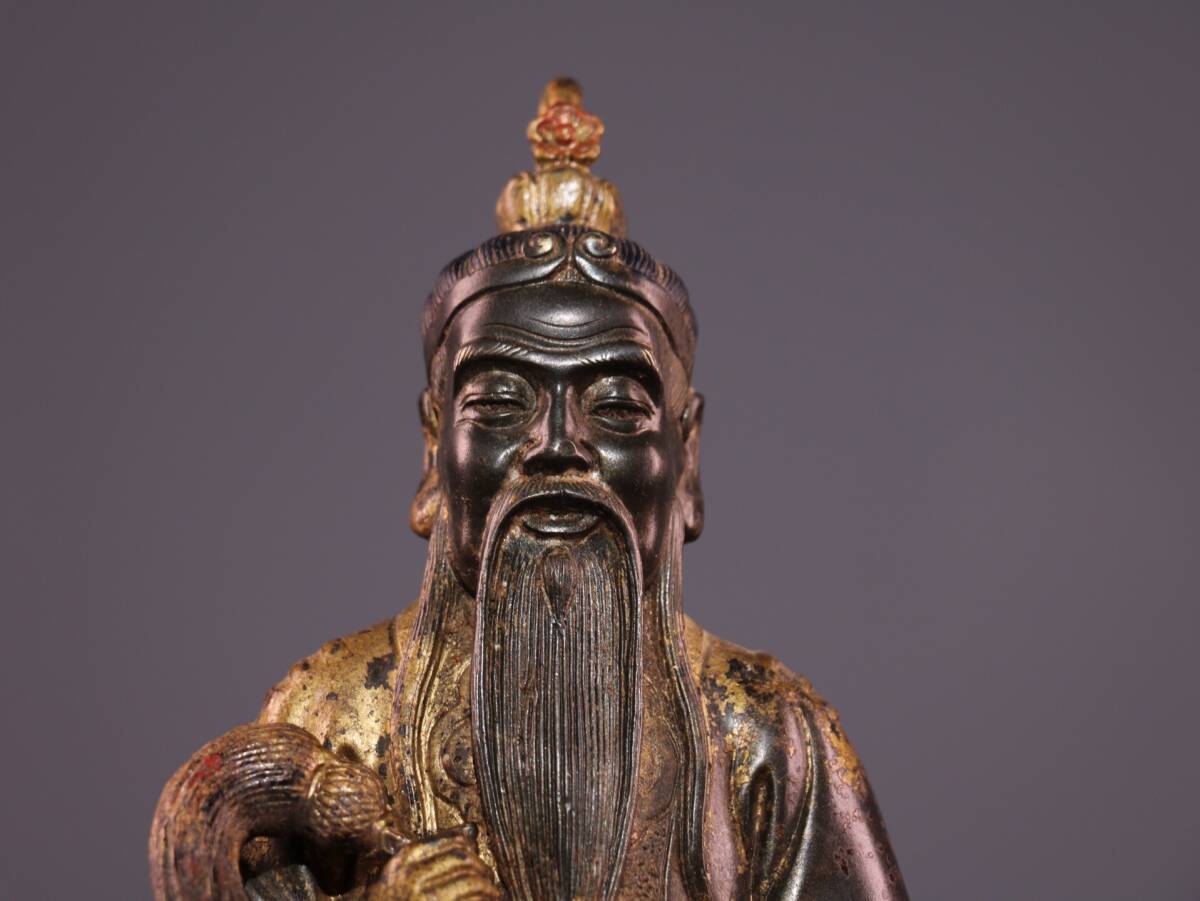 蔵友旧蔵出 銅製 塗金 悟道仏 密宗密教 供養品 仏教美術品 蔵友旧蔵出 銅製 塗金 悟道仏 密宗密教 供養品 仏教美術品