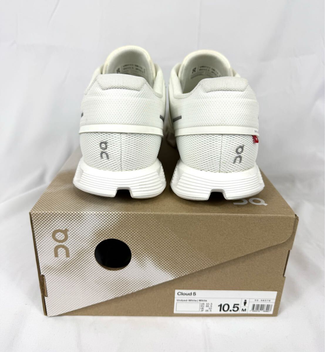 On Cloud 5 on k громкий 5 Size.28.5 WH/WH