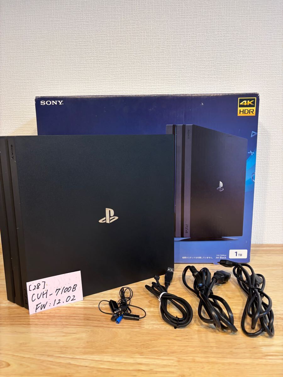 1円】a28 PlayStation4 Pro CUH-7100BB01 ジェット・ブラック 1円】a28 PlayStation4 Pro CUH-7100BB01 ジェット・ブラック