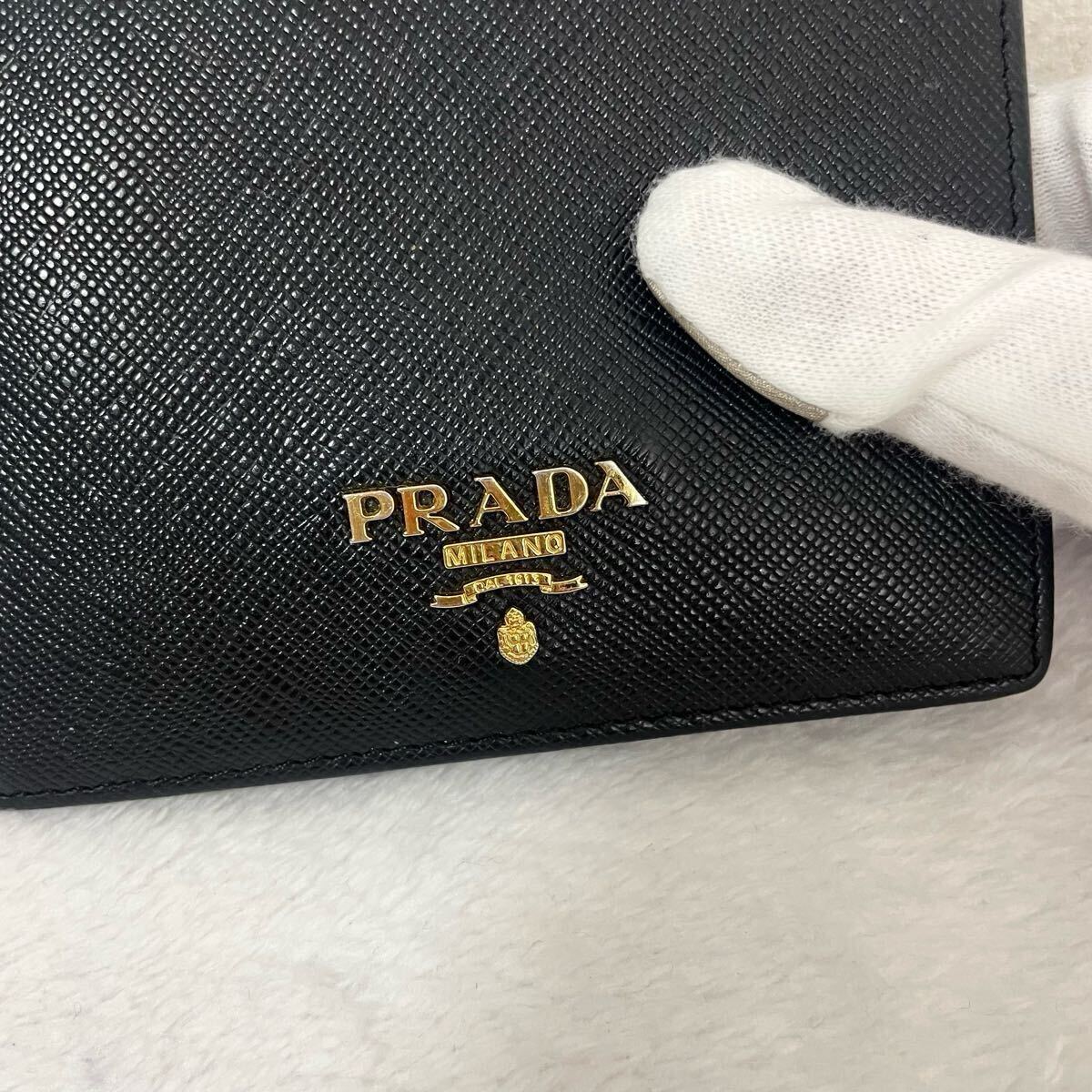 贅沢品の極み】PRADA プラダ 折財布 コインケース カードケース 贅沢品の極み】PRADA プラダ 折財布 コインケース カードケース