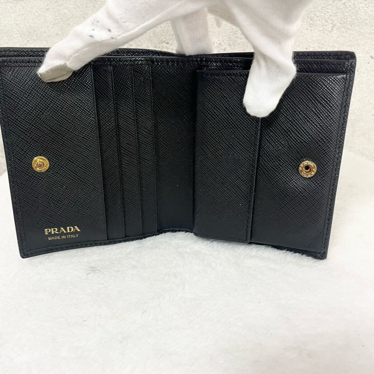 贅沢品の極み】PRADA プラダ 折財布 コインケース カードケース 贅沢品の極み】PRADA プラダ 折財布 コインケース カードケース