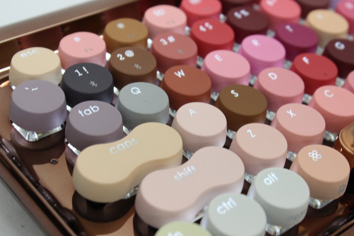 Lofree　メカニカルキーボード　EH112S　茶軸　ケース付き_画像7