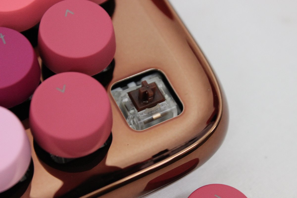 Lofree　メカニカルキーボード　EH112S　茶軸　ケース付き_画像8