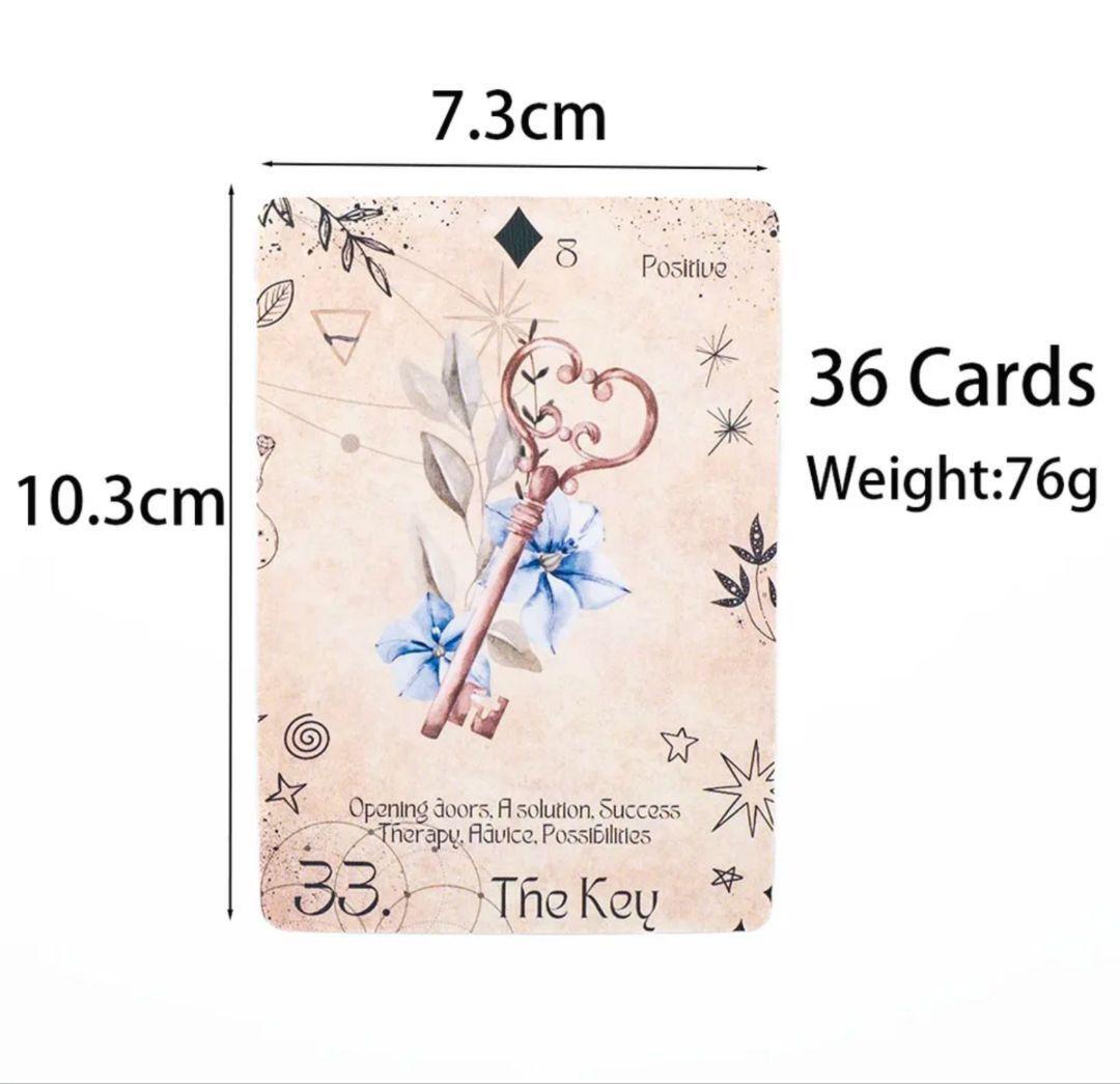 【新品】現(xiàn)代のルノルマンカード　Modern Lenormand deck　ポケットサイズ　36枚　占い　コレクション　戀愛(ài)　內(nèi)観　インスピレーション