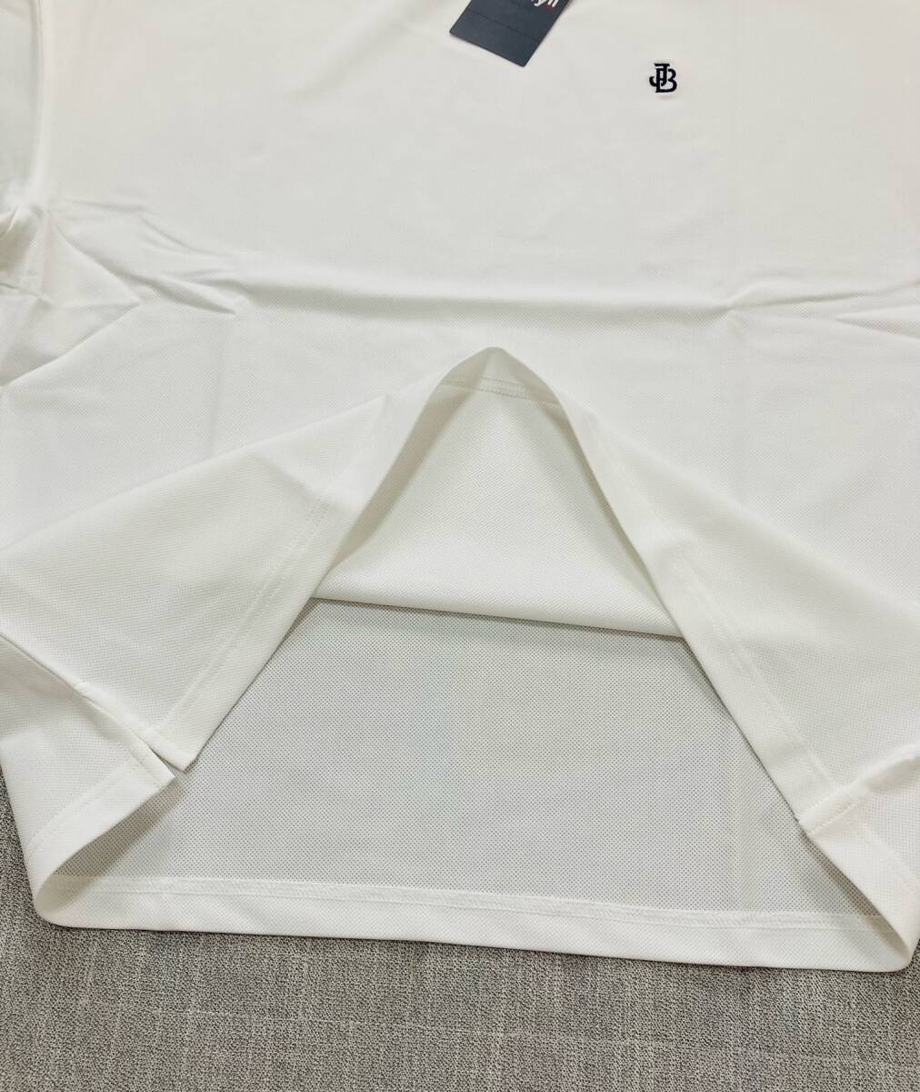 新品 ジャックバニー カジュアルフィット メッシュ半袖カットソー(5)L/白 新品 ジャックバニー カジュアルフィット メッシュ半袖