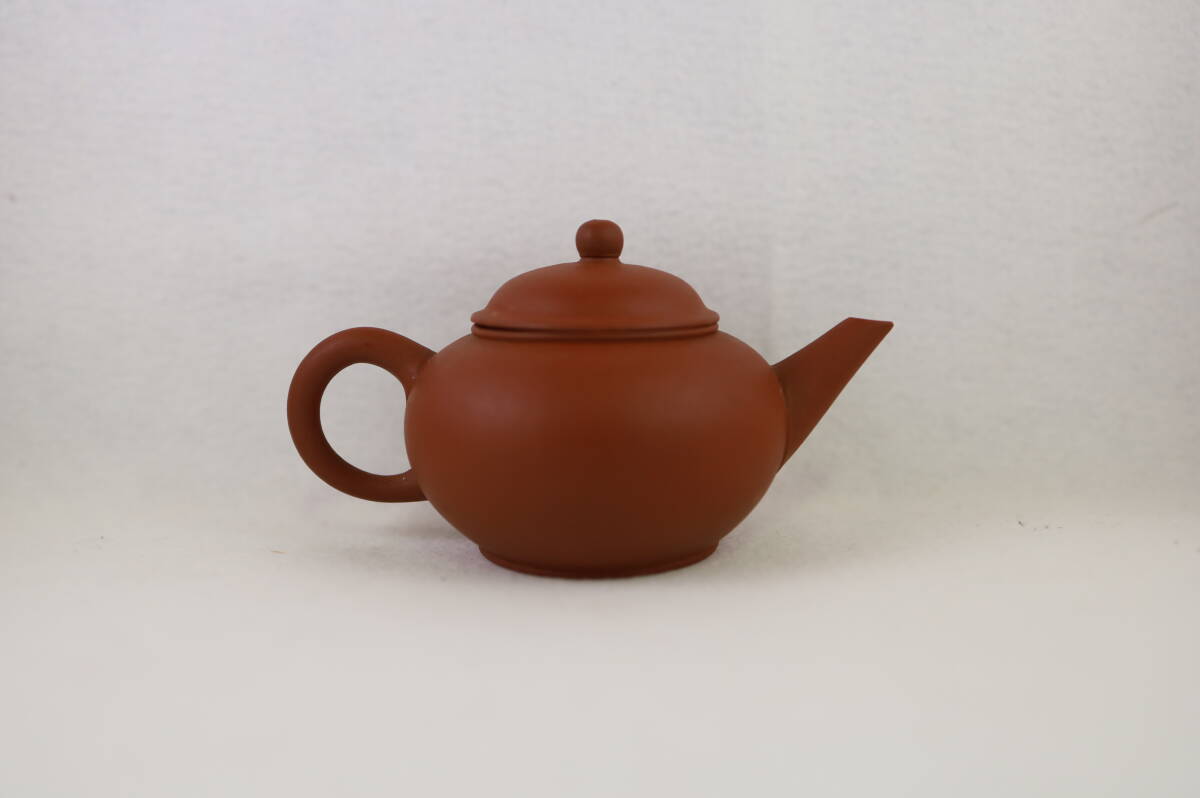 唐物朱泥急須 中国宜興 紫砂壺 13.1*8.2*高7.2cm 無傷 中国美術 唐物朱泥急須 中国宜興 紫砂壺 13.1*8.2*高7.2cm 無傷 中国美術