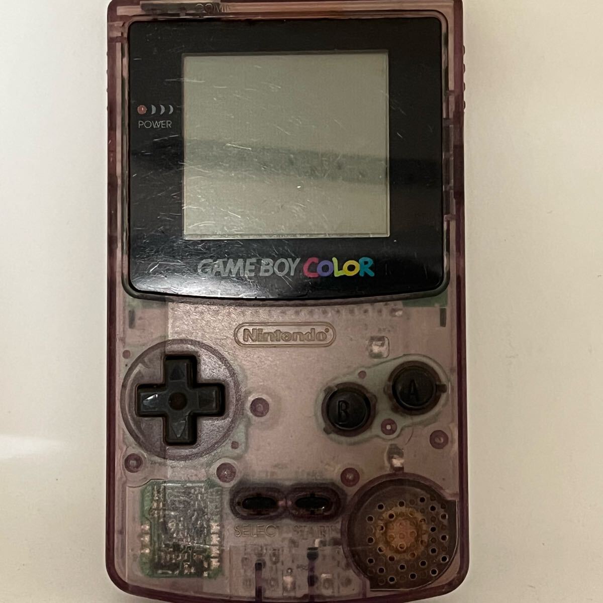 ゲームボーイカラー GAMEBOY COLOR電池蓋なし モグラーニャ 動作 ゲームボーイカラー GAMEBOY COLOR電池蓋なし モグラーニャ 動作