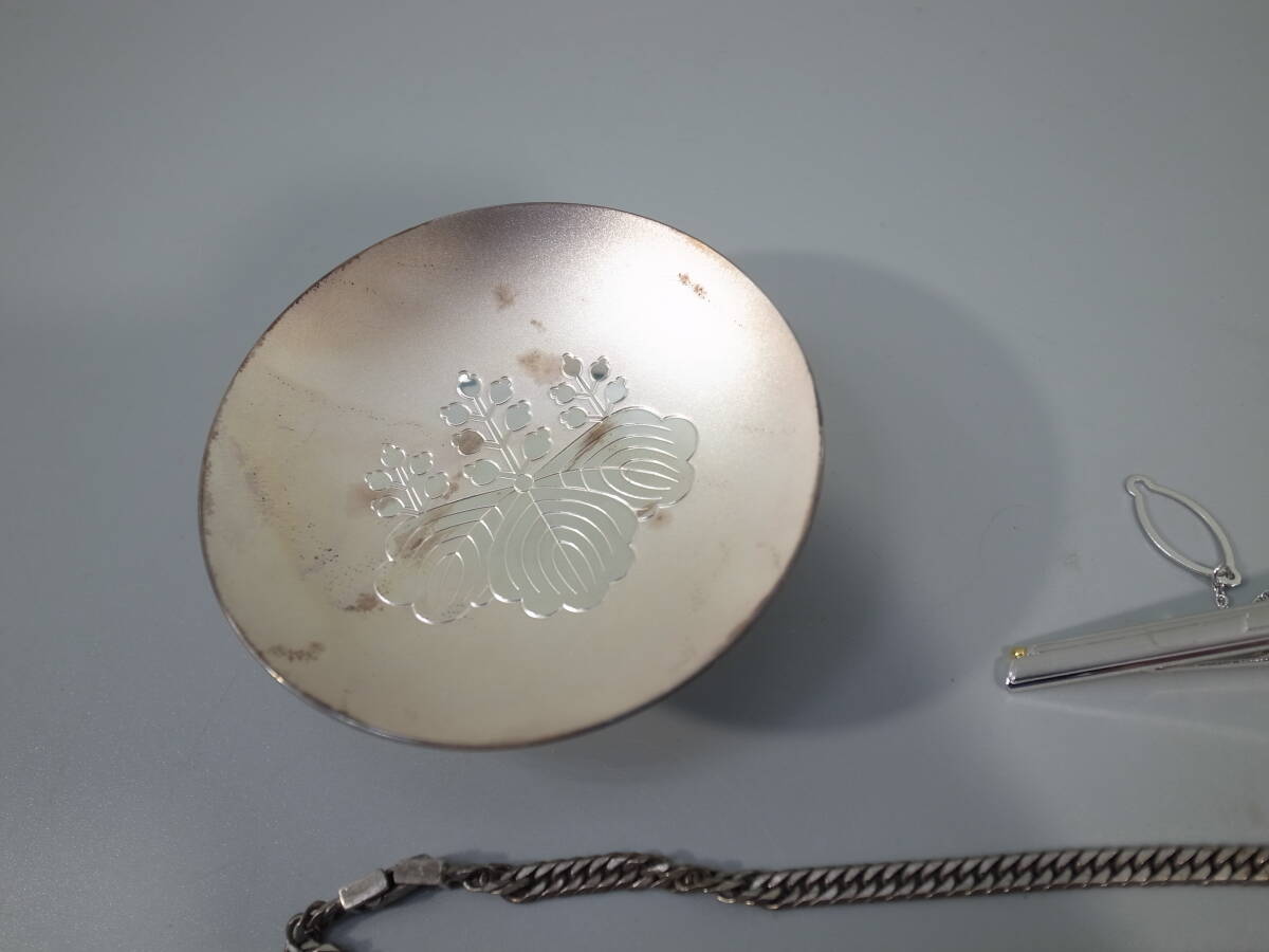 ◇1円~ 純銀 SILVER 925 まとめて 総重量:約131.6g ネクタイ ◇1円~ 純銀 SILVER 925 まとめて 総重量:約131.6g ネクタイ