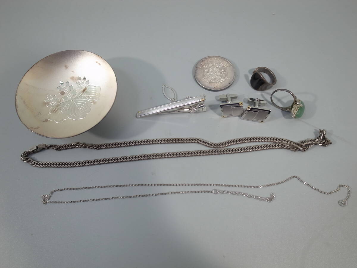 ◇1円~ 純銀 SILVER 925 まとめて 総重量:約131.6g ネクタイ ◇1円~ 純銀 SILVER 925 まとめて 総重量:約131.6g ネクタイ