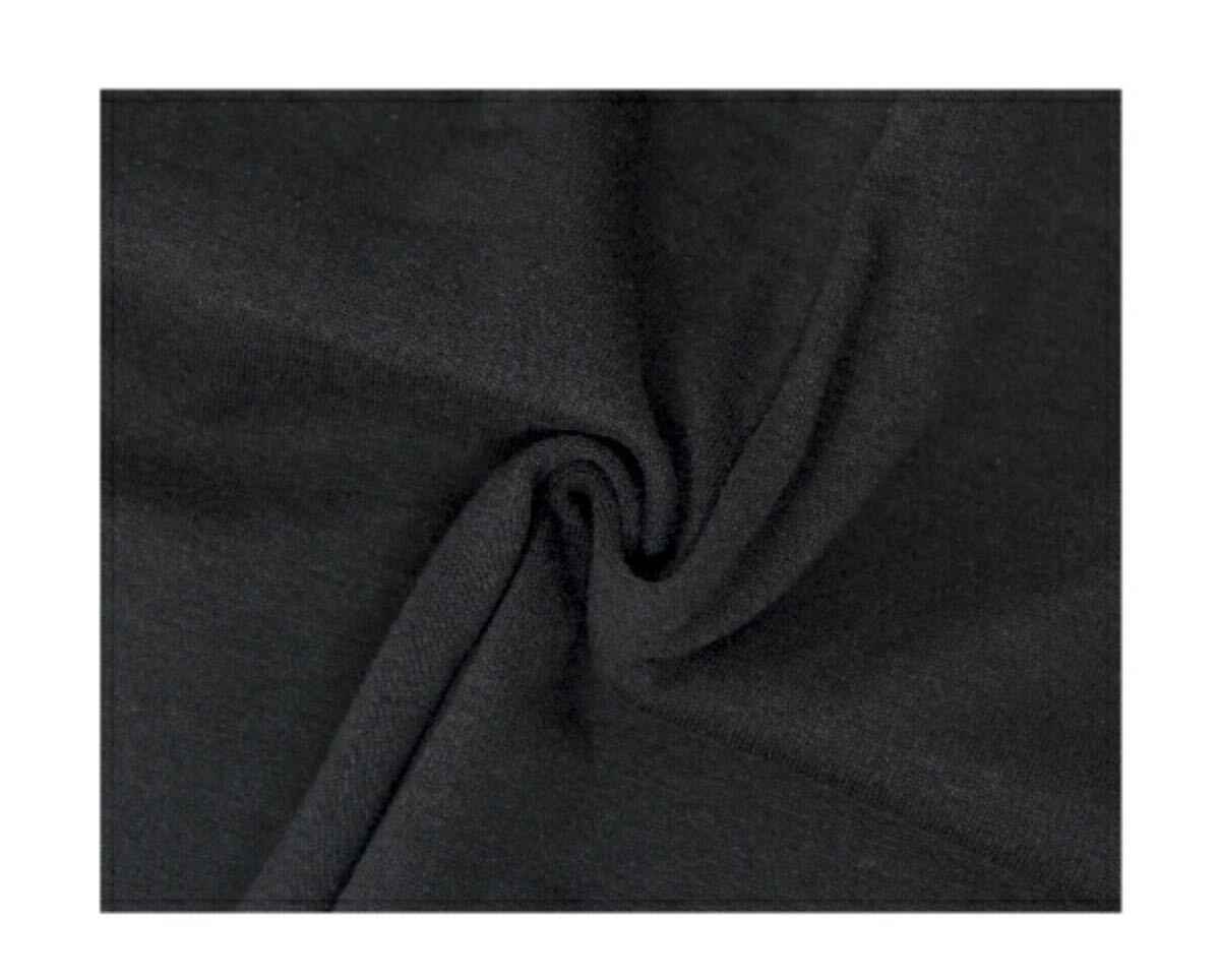 2点セット【綿混】キッズジュニア　オーバーパンツ　三分丈　２枚組　黒/箔押しワンポイント　110cm　女の子 女児 重ねばき 3分丈 _画像7