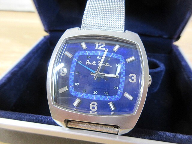 2M1-2「1円~ ポールスミス Paul Smith 自動巻」8220-824709 2M1-2「1円~ ポールスミス Paul Smith 自動巻」8220-824709