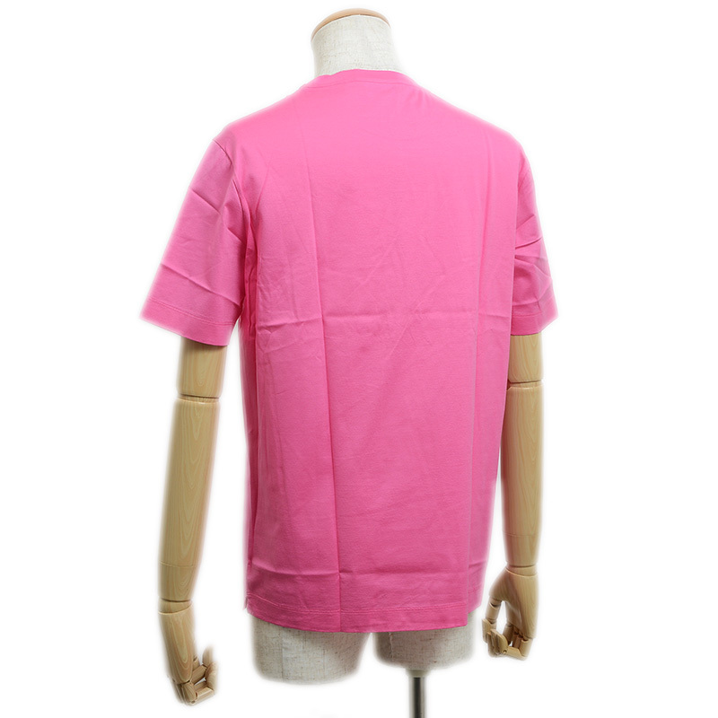 エルメス Tシャツ ロデオ ピンク コットン メンズ Mサイズ