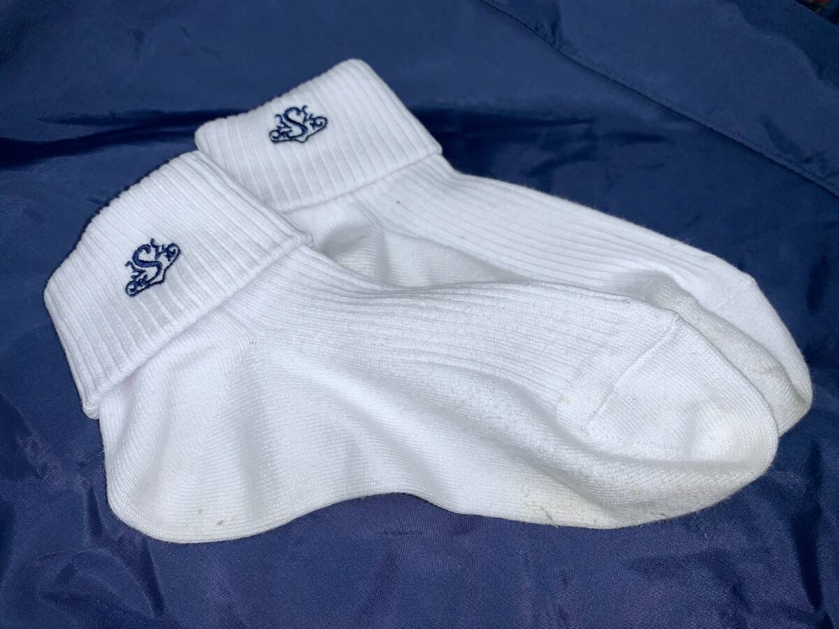 西遠女子学園指定三つ折りソックス♪白ソックス(中古品)♪(女性 西遠女子学園指定三つ折りソックス♪白ソックス(中古品)♪(女性