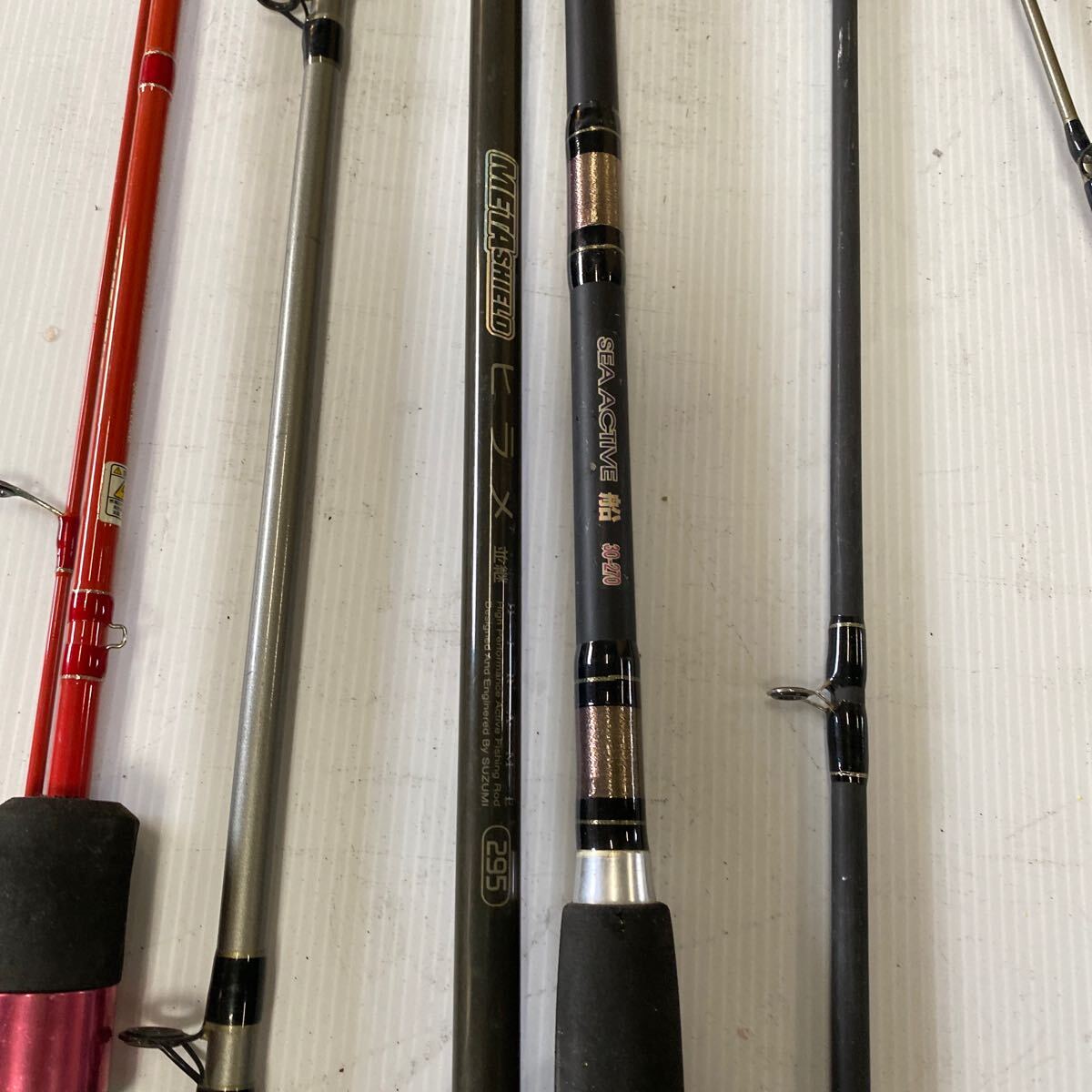 中古釣竿 11本セット 遠投釣 磯釣 サビキ釣 船釣 ヒラメ 岩釣 中古釣竿 11本セット 遠投釣 磯釣 サビキ釣 船釣 ヒラメ 岩釣