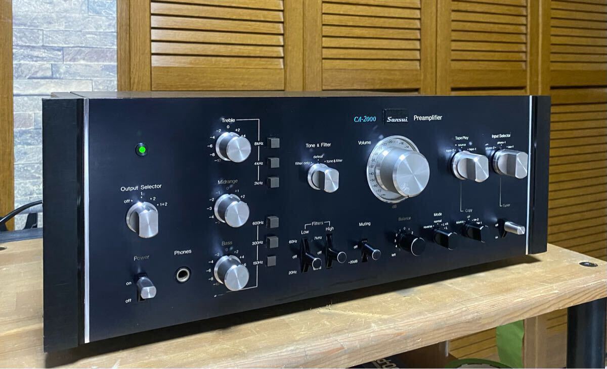 Yahoo!オークション - サンスイ CA-2000 コントロールアンプ Yahoo!オークション - サンスイ CA-2000 コントロールアンプ