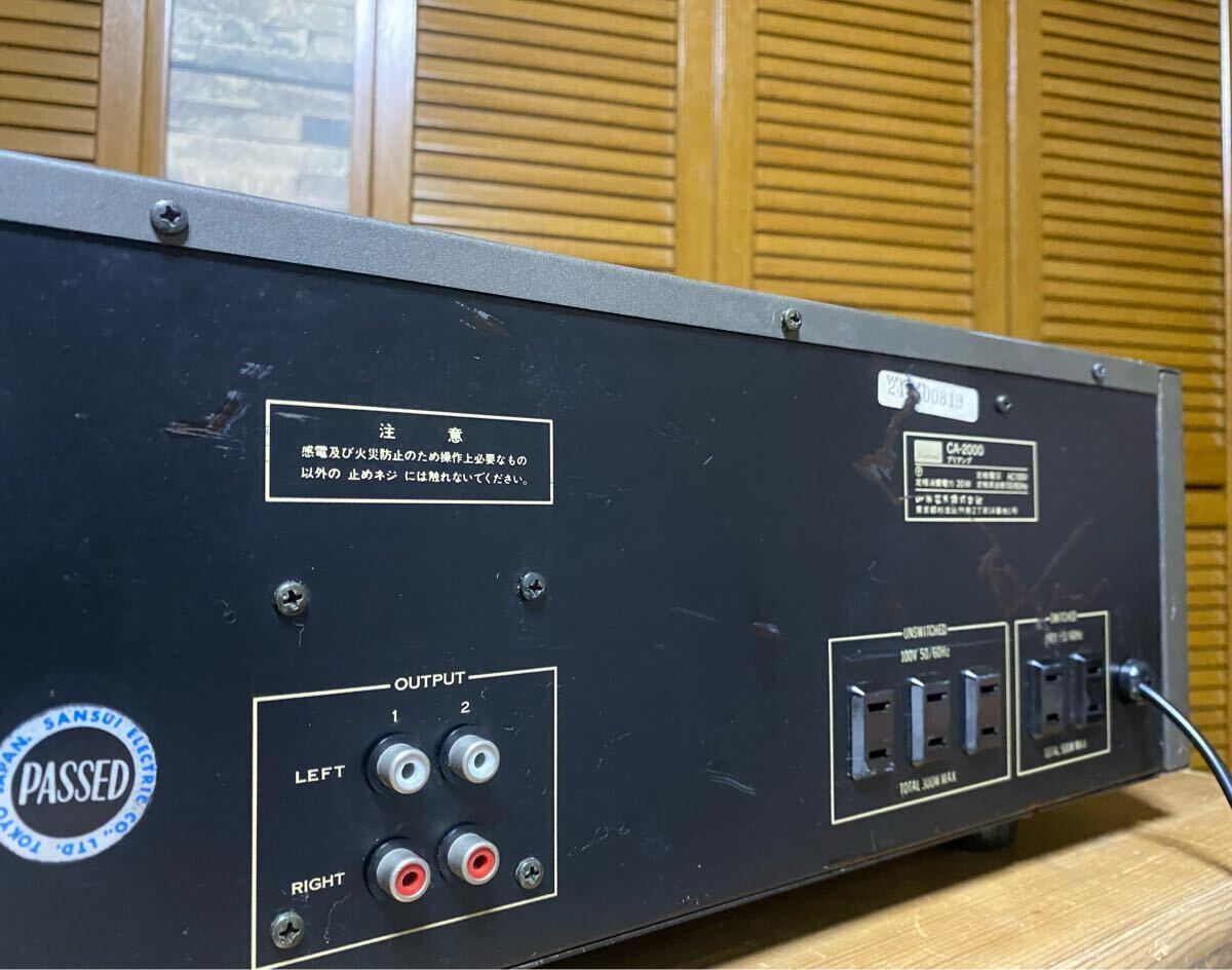 Yahoo!オークション - サンスイ CA-2000 コントロールアンプ Yahoo!オークション - サンスイ CA-2000 コントロールアンプ