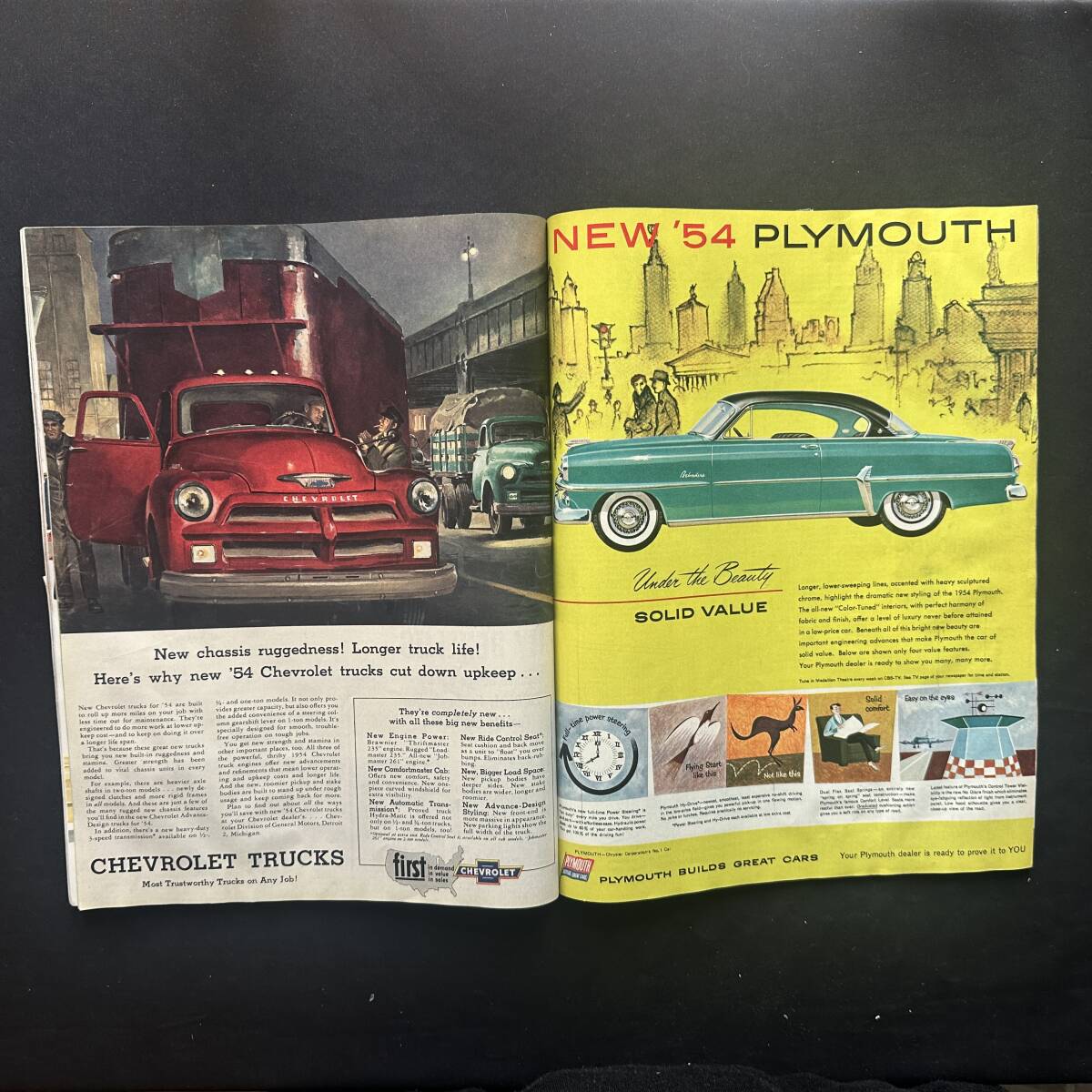 1954年 洋書 】アメ車 ビンテージ 雑誌 / 英語版 / ゼネラル 1954年 洋書 】アメ車 ビンテージ 雑誌 / 英語版 / ゼネラル