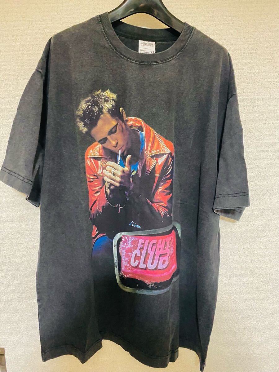 ファイトクラブ fight club ブラッドピット Tシャツ XL 新品未 ファイトクラブ fight club ブラッドピット Tシャツ XL 新品未