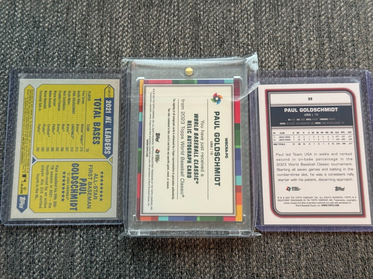topps 2023 WBC ポール・ゴールドシュミット Goldschmidt topps 2023 WBC ポール・ゴールドシュミット Goldschmidt