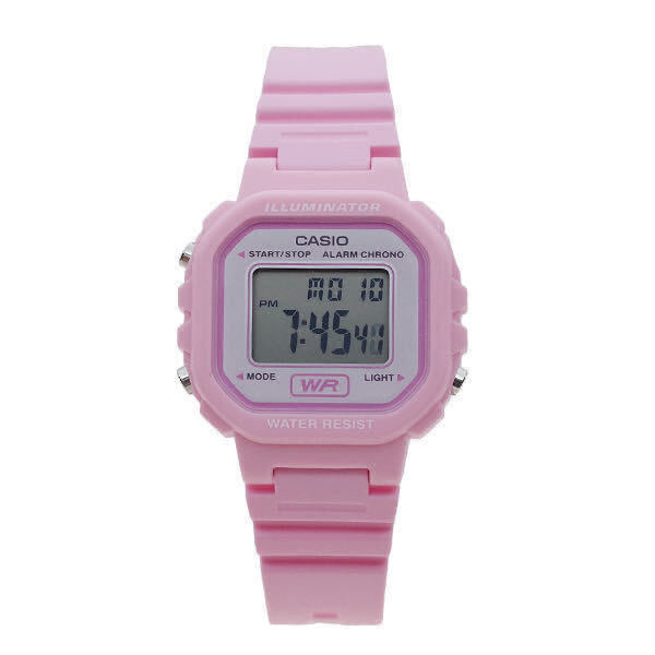 【新品】【箱無し】カシオ CASIO 腕時計 レディース LA-20WH-4A1 クォーツ ブラック ピンク